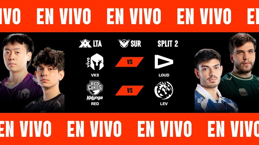 VKS vs LOUD | LEV vs RED | LTA SUR | Semana 7 – Día 2 Split 2 | Fase de Grupos (Bo3)