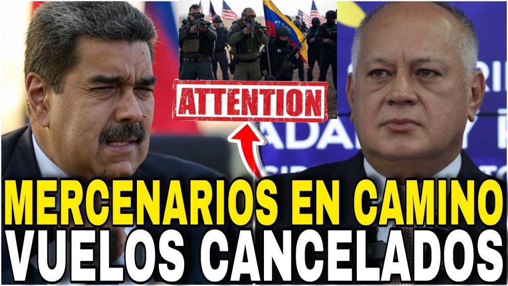 ÚLTIMO 🚨 MADURO EN LA MIRA DE MERCENARIOS “SUSPENSIÓN DE VUELOS HACIA VENEZUELA”