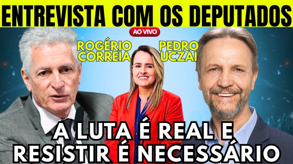 LIVE COM OS DEPUTADOS FEDERAIS ROGÉRIO CORREIA E PEDRO UCZAI!!