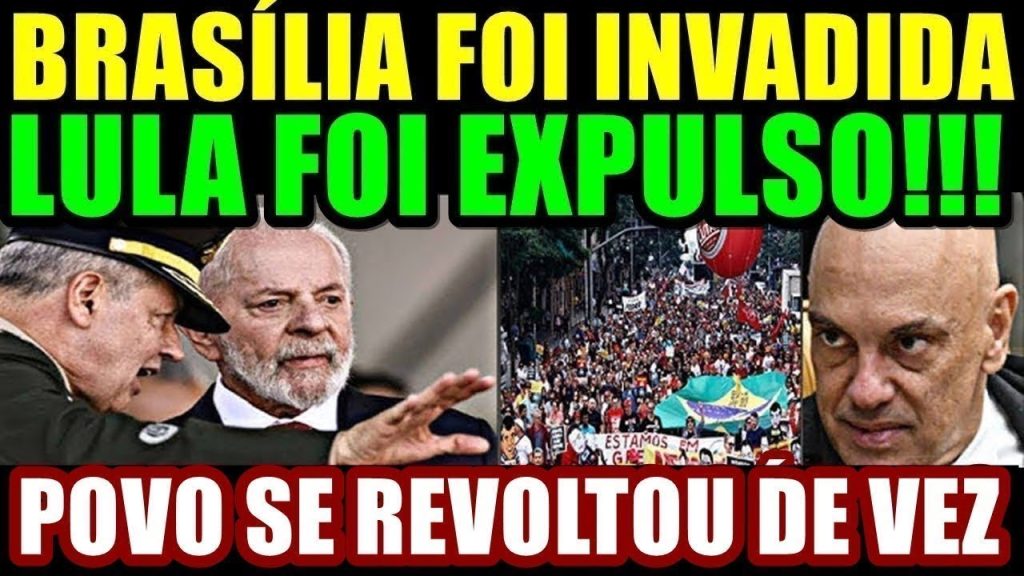 BRASÍLIA É INVADIDA! LULA É EXPULSO, APÓS ROUBAR OS VELHINHOS DO INSS. A CASA CAIU