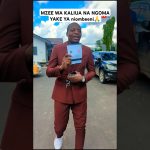 MZEE WA KALIUA NA NGOMA YAKE YA niombeeni🙏 #trending #shorts #niombeeni
